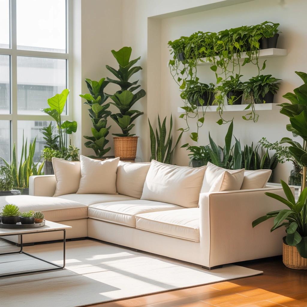 Decorate with Indoor Plants for a Fresh Natural Look