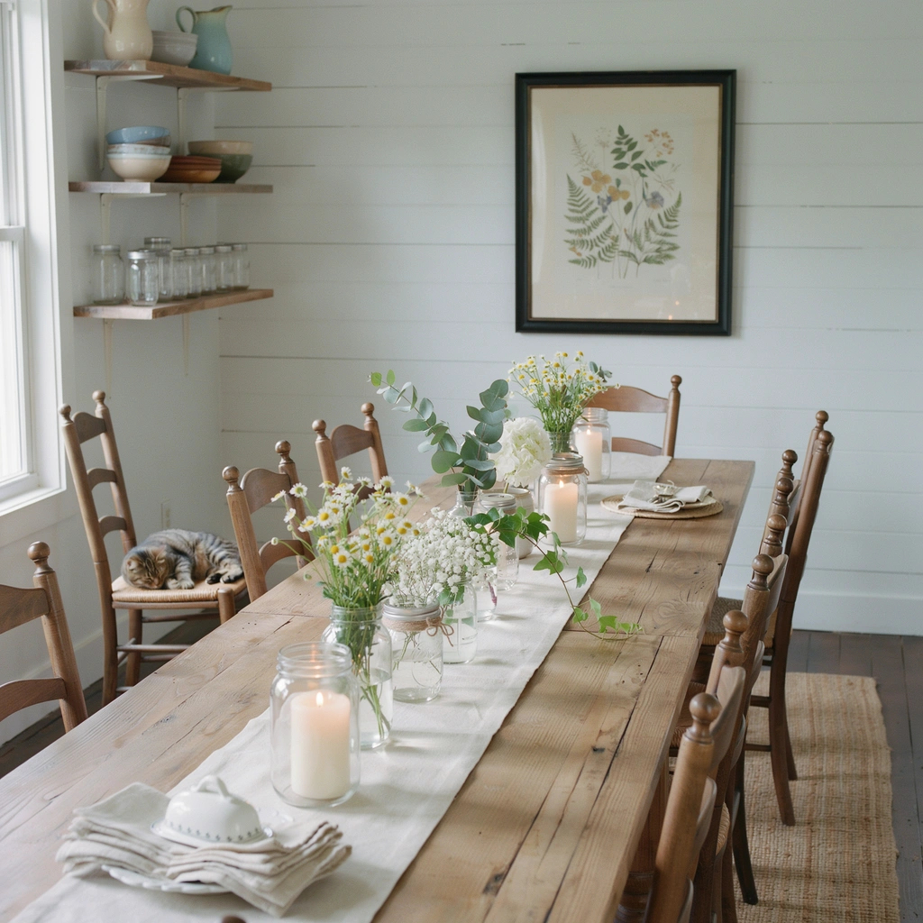 Decorate with Mason Jars for Classic Farmhouse Charm