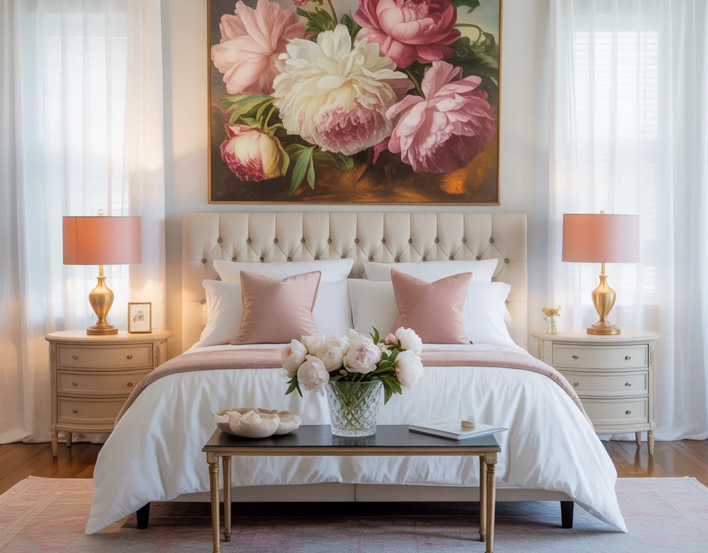 Floral Master Painting for a Soft and Romantic Look