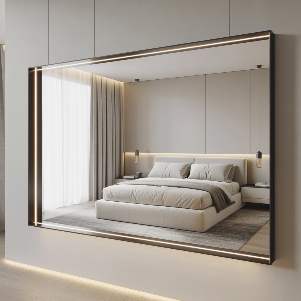 Hang a Large Mirror to Open the Space