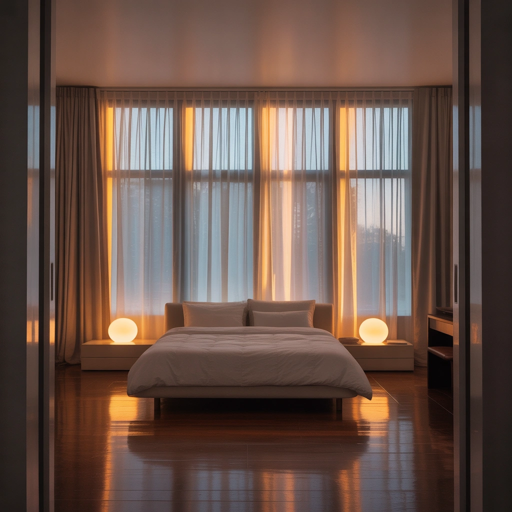 Highlight the Window Wall With Soft Lighting