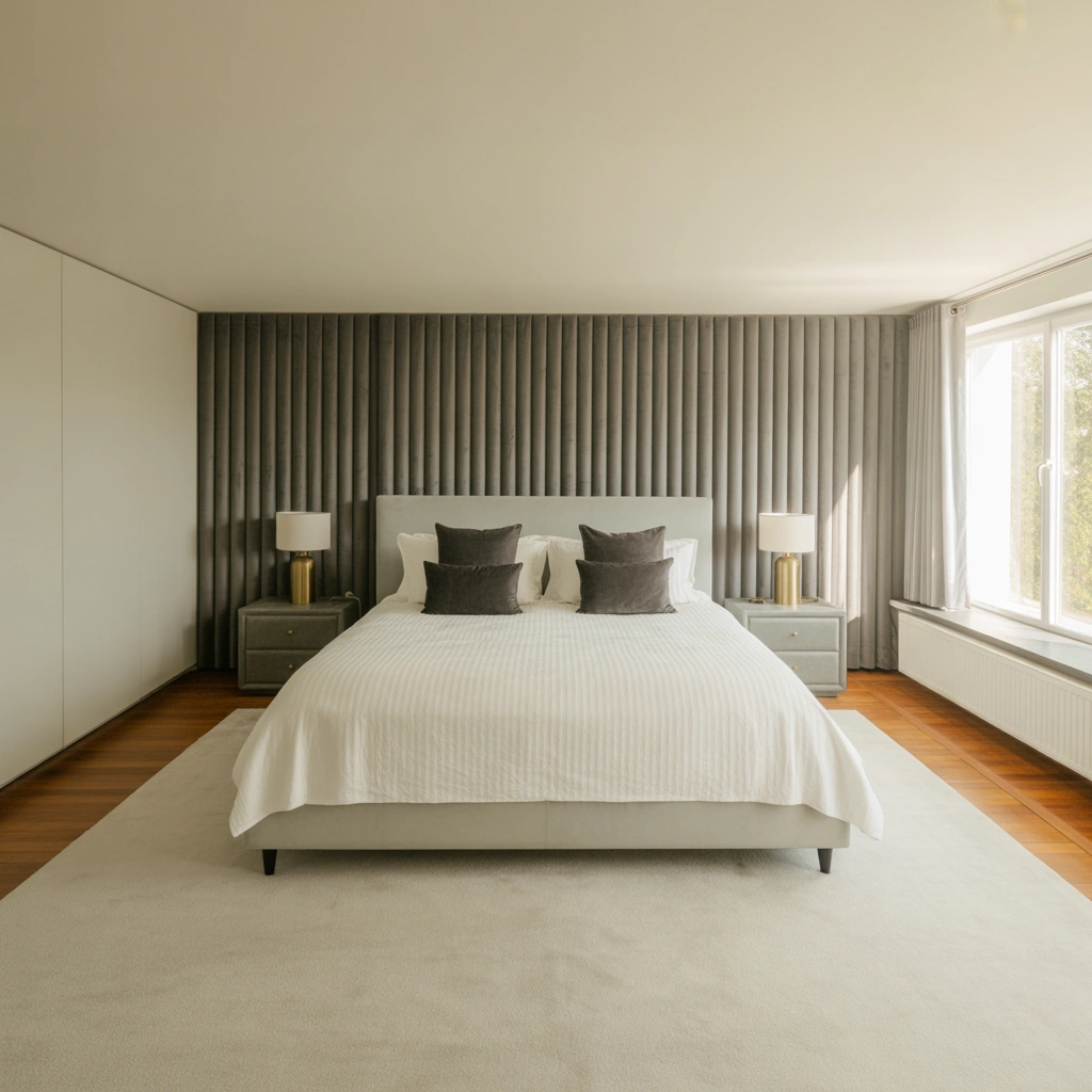 Install a Large Upholstered Headboard Wall