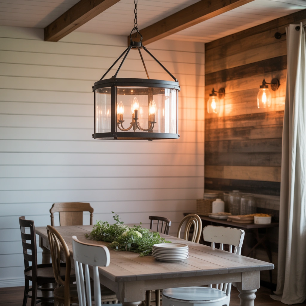 Lantern Style Dining Room Light