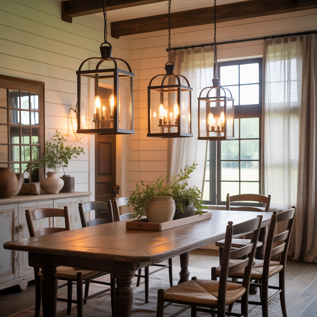 Lantern Style Lighting for a Cozy Country Feel