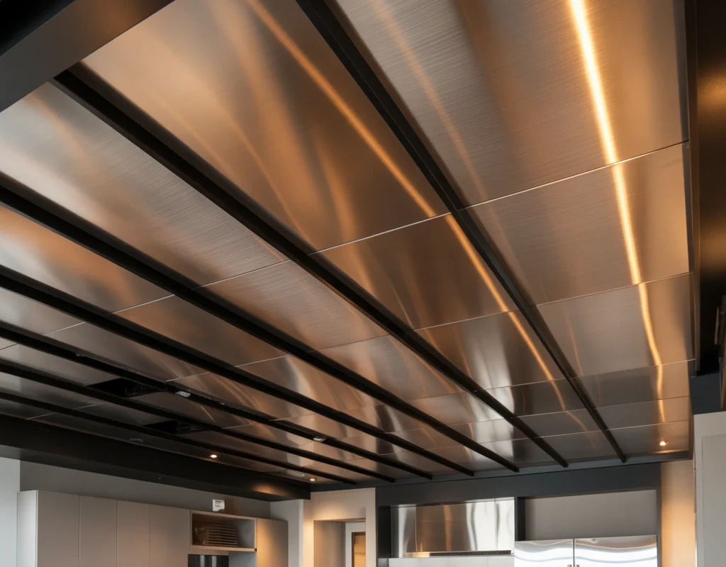 Metal Ceiling Panels for a Bold Look
