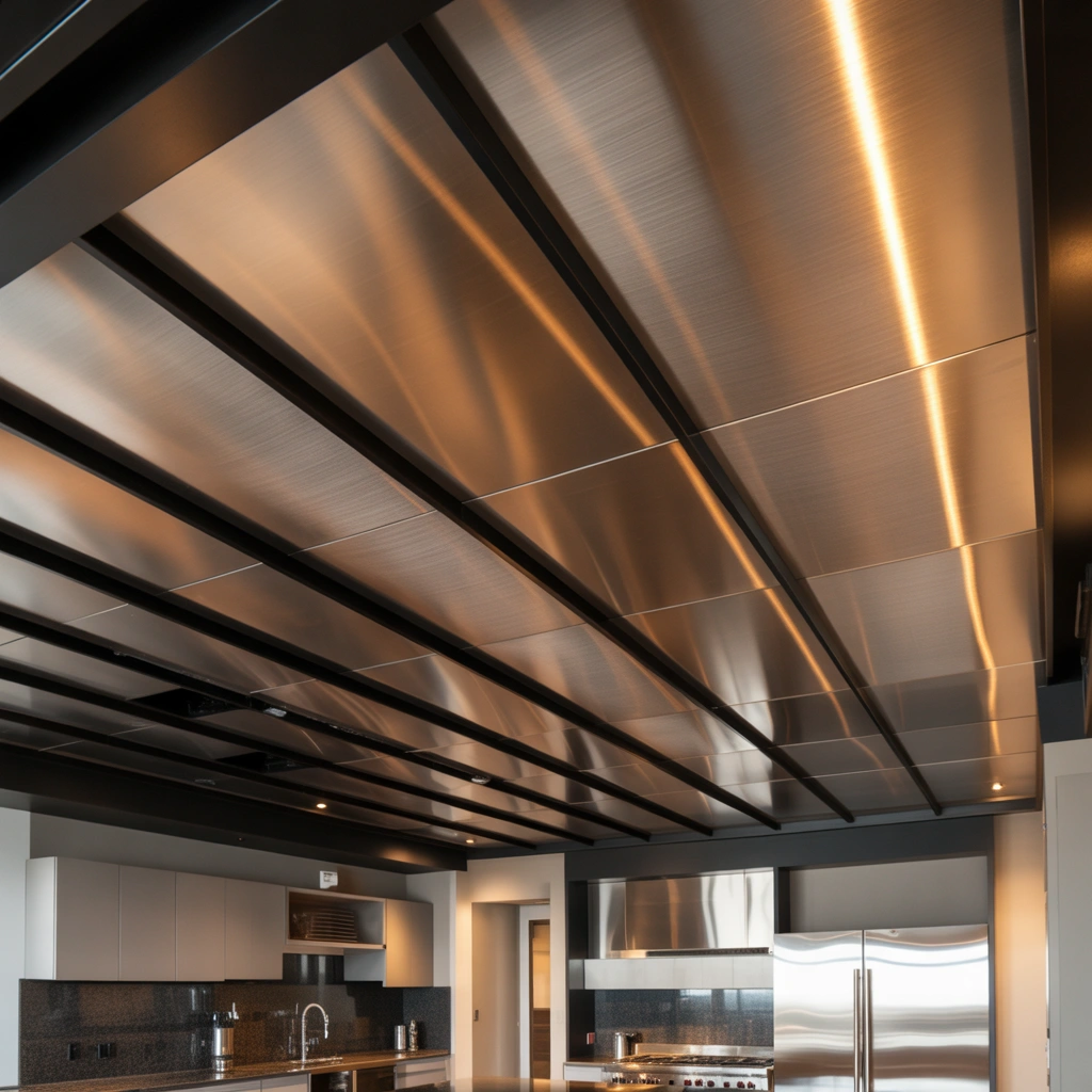Metal Ceiling Panels for a Bold Look
