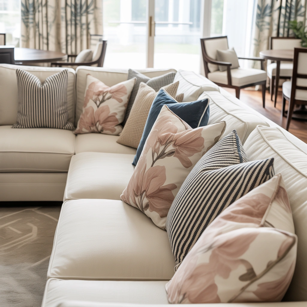 Mix Patterns Carefully for a More Interesting Room