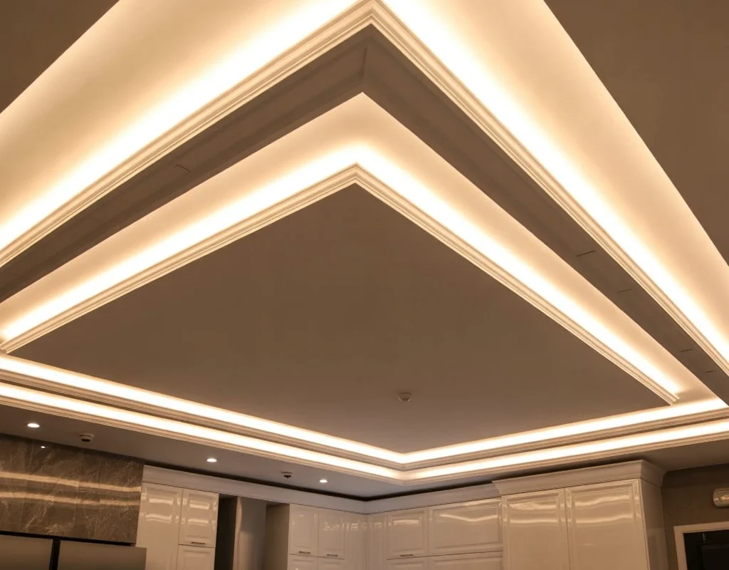 POP Ceiling Design for a Stylish Kitchen