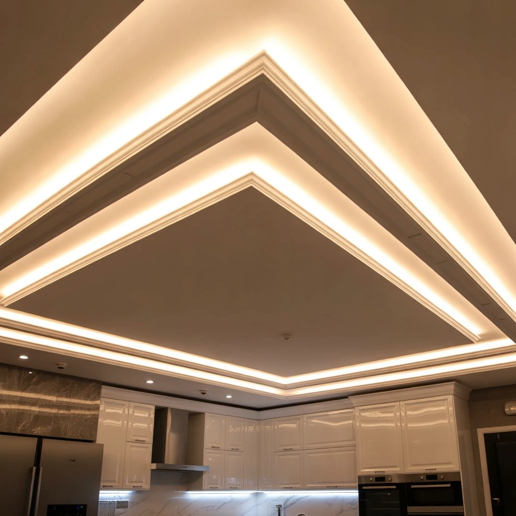 POP Ceiling Design for a Stylish Kitchen
