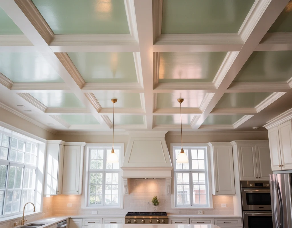 Painted Ceiling for a Budget Friendly Upgrade