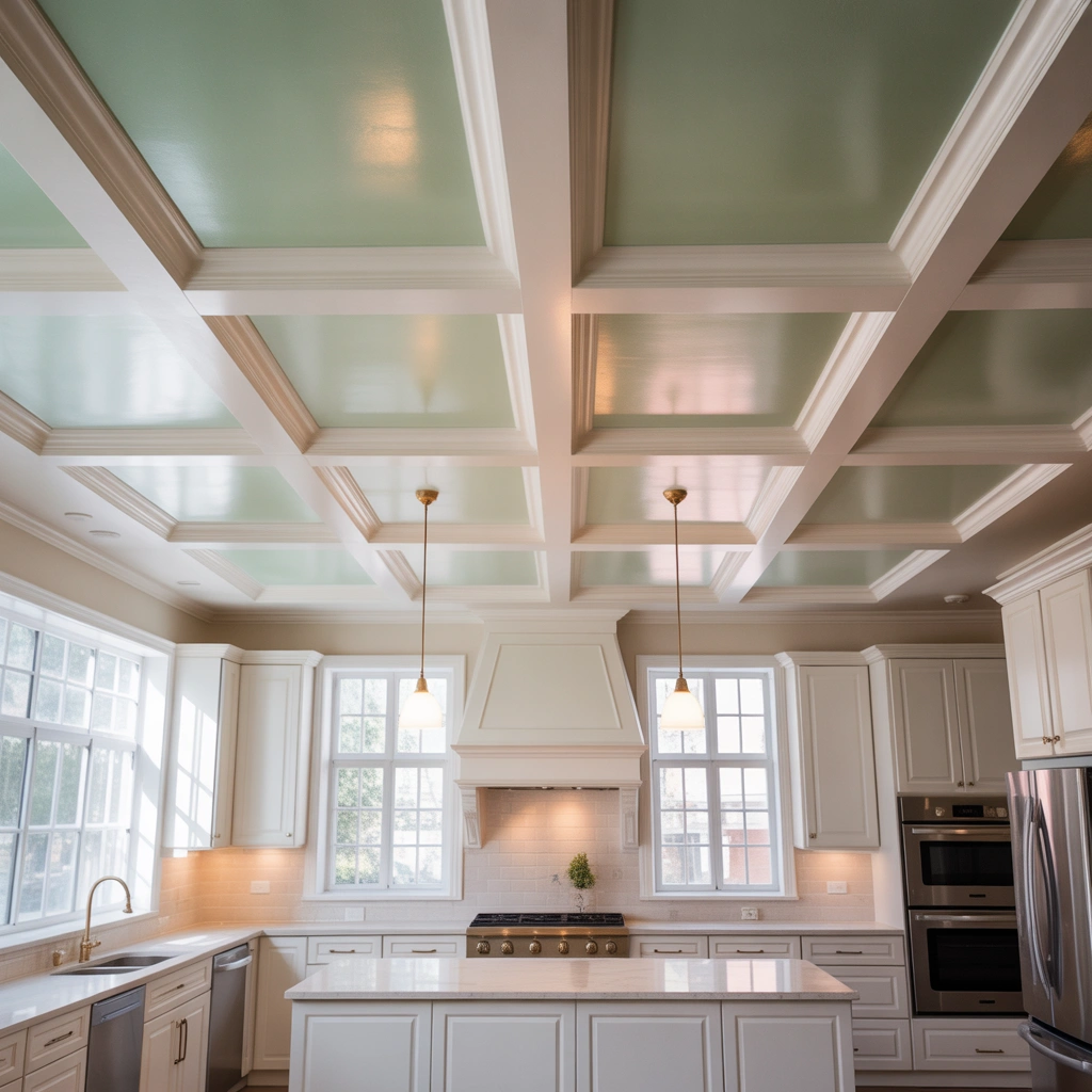 Painted Ceiling for a Budget Friendly Upgrade