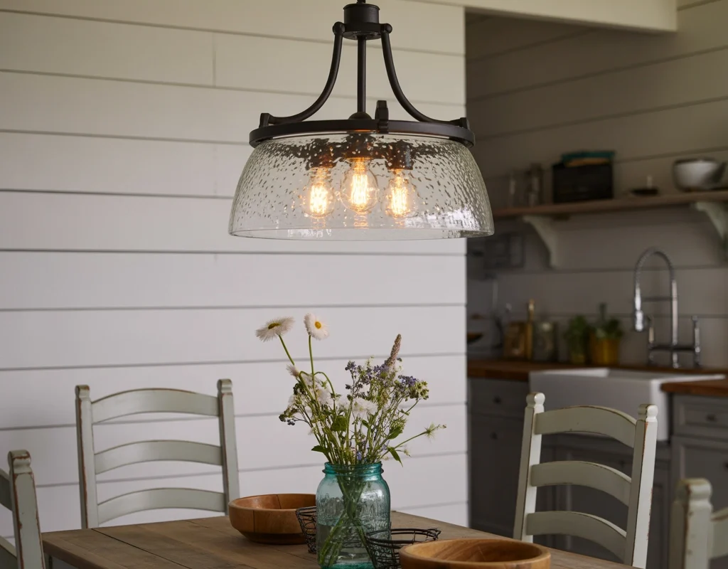 Schoolhouse Style Farmhouse Light