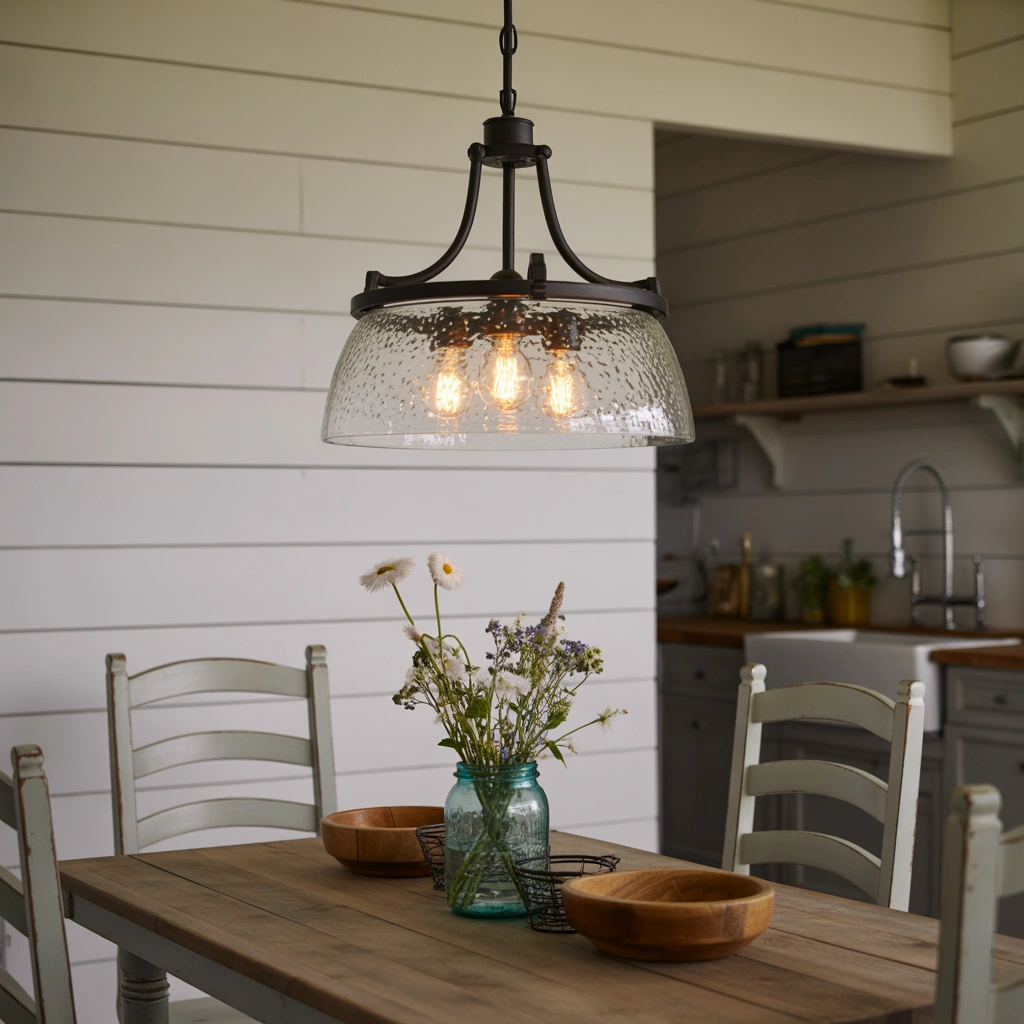 Schoolhouse Style Farmhouse Light