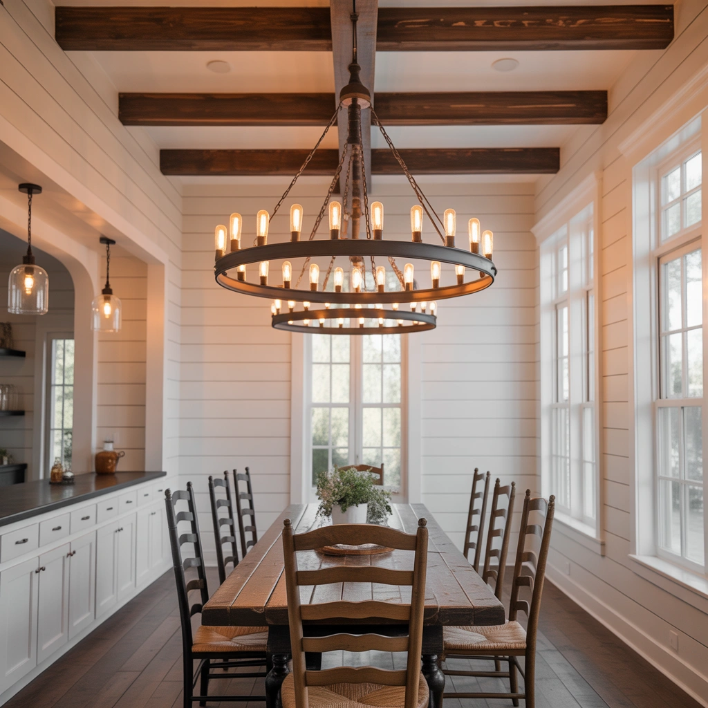 Two Tier Farmhouse Chandelier