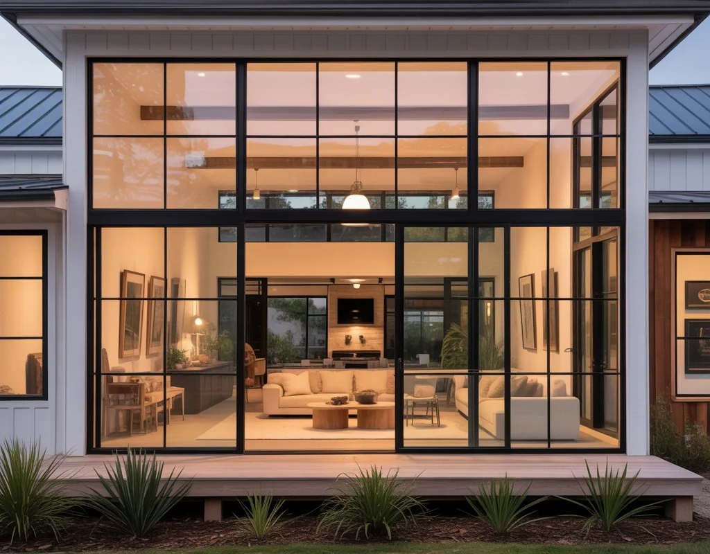 Use Large Windows for a Bright Modern Look