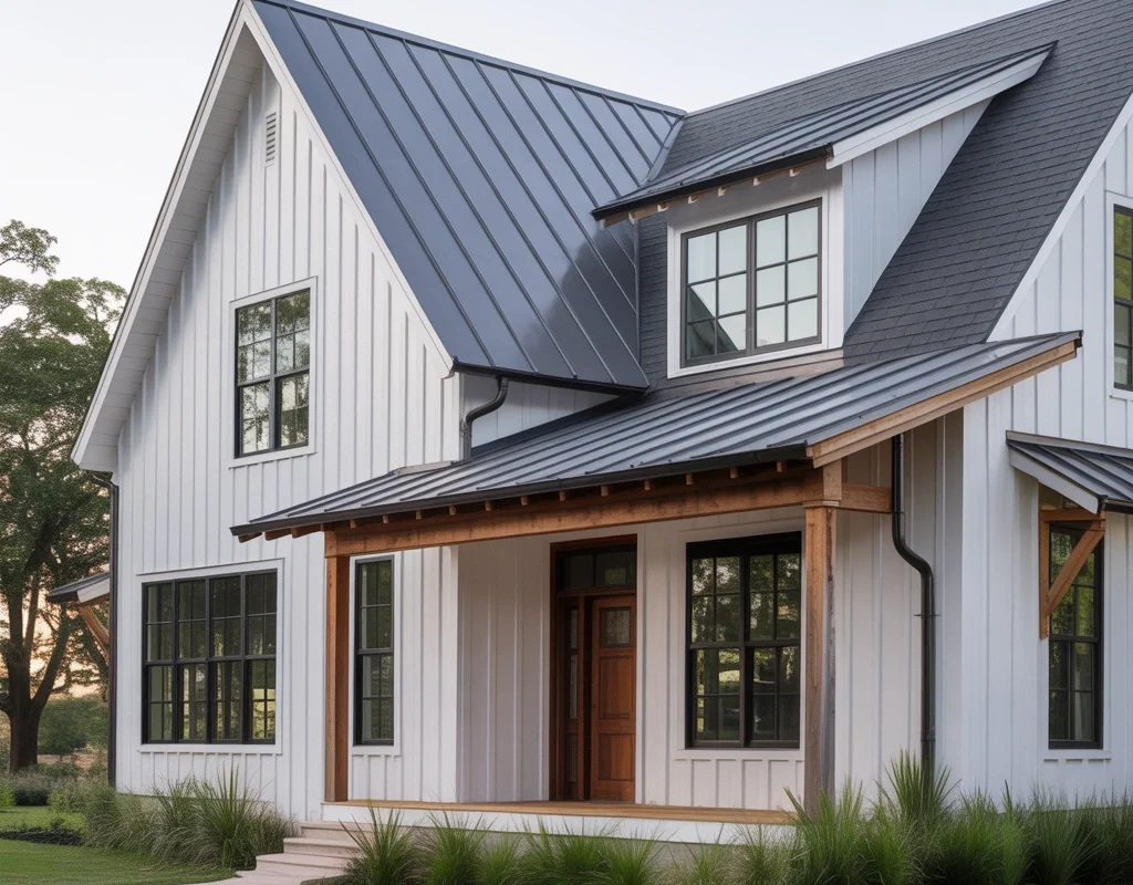 Use Metal Roofing as an Accent