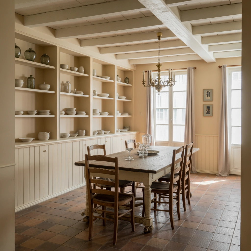 Use Open Shelving or a Display Hutch