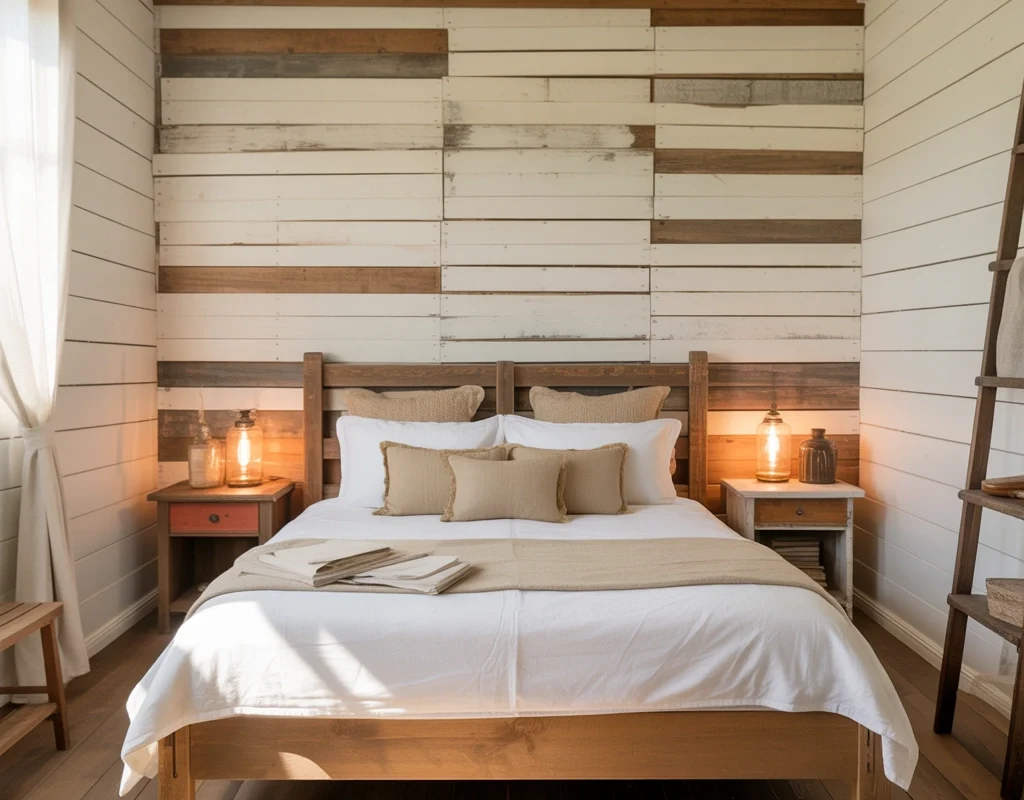 Use Shiplap or Wood Accent Walls Carefully