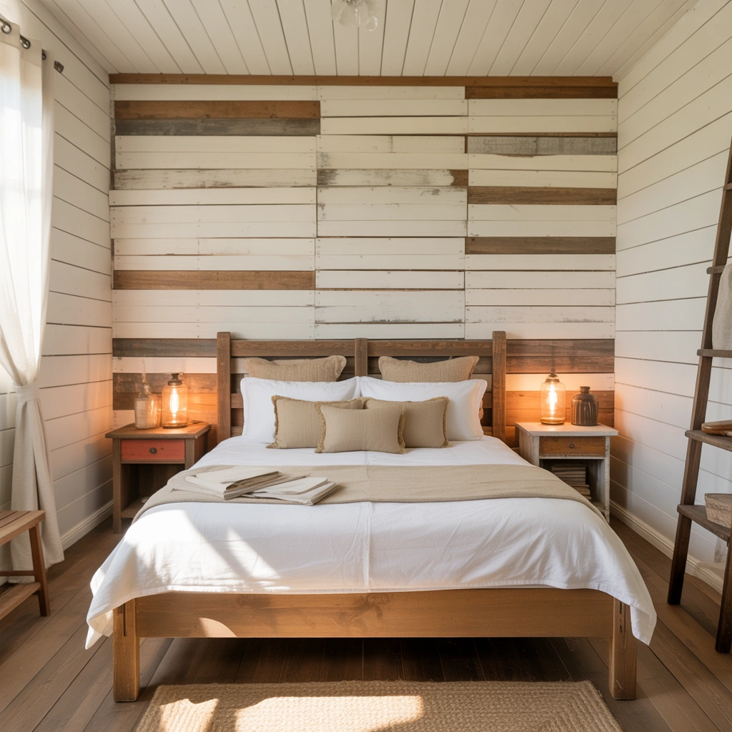 Use Shiplap or Wood Accent Walls Carefully