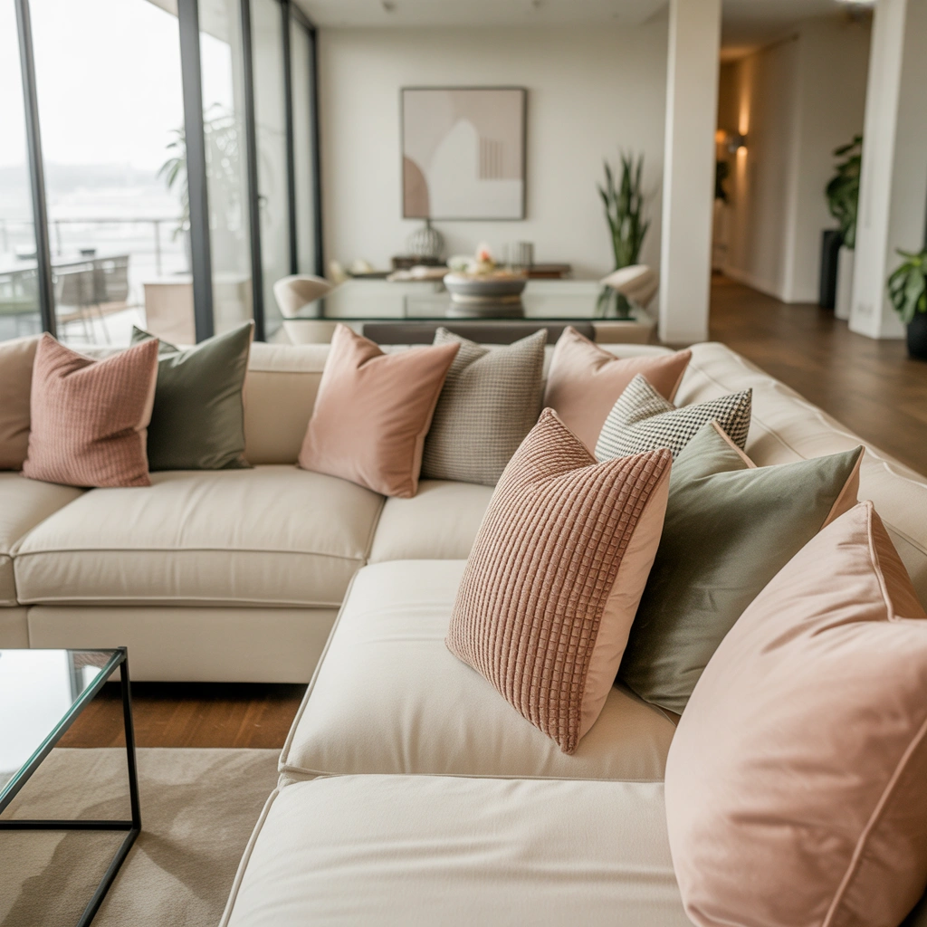 Use Soft Throw Pillows to Add Personality