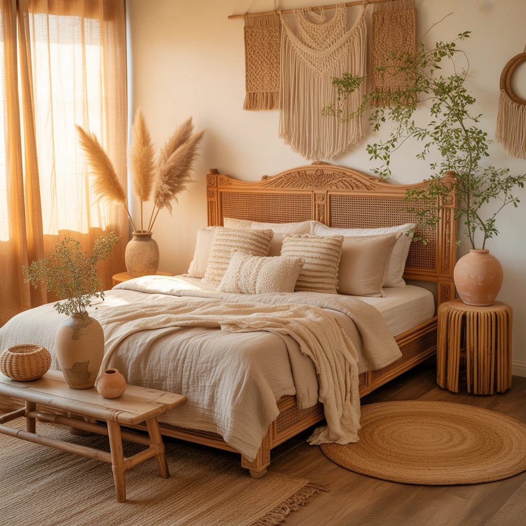 Add Natural Materials and Handcrafted Furniture