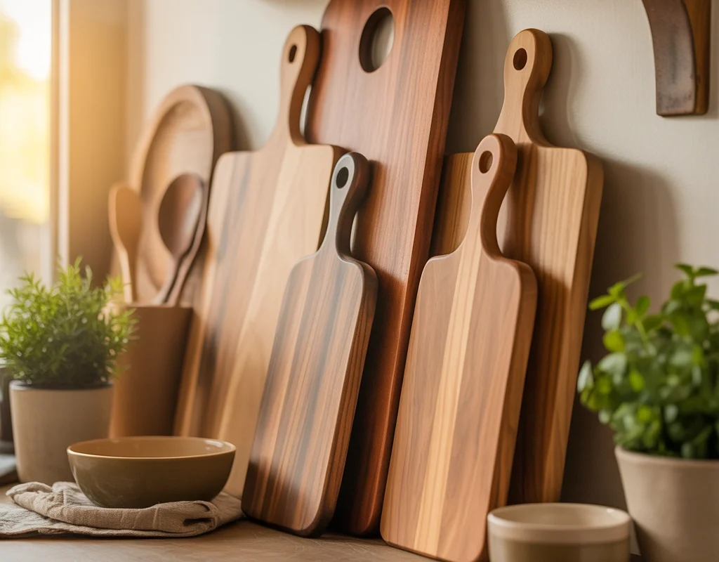 Add Warmth With Wooden Cutting Boards
