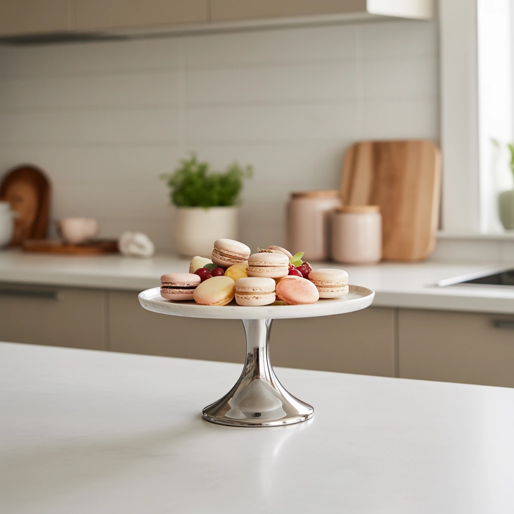 Add a Cake Stand or Pedestal