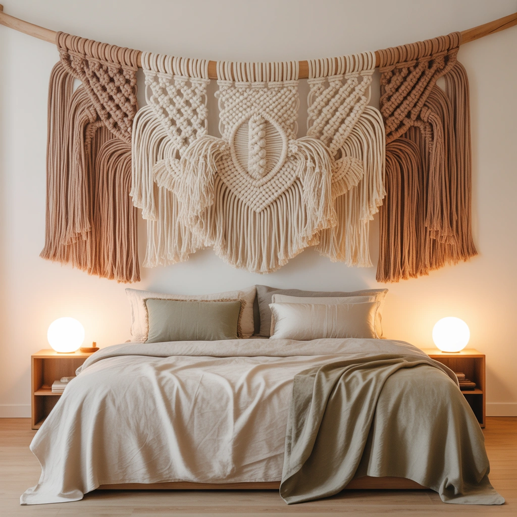 Add a Large Woven Wall Hanging