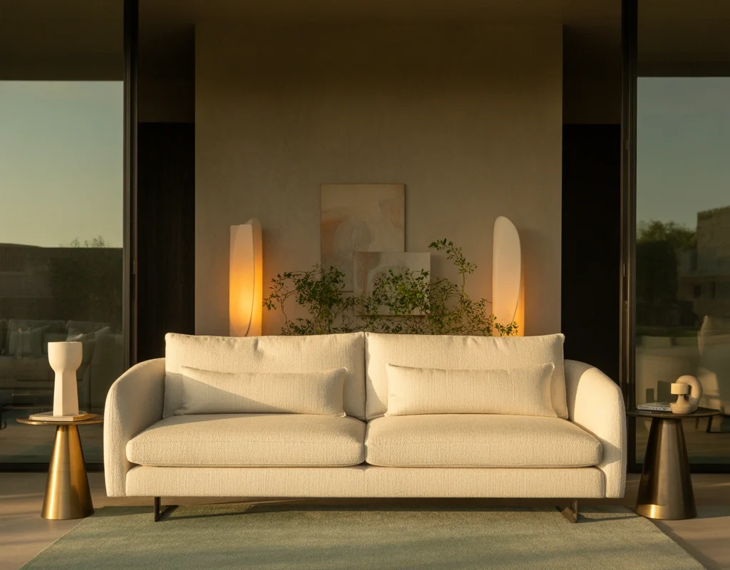 Add a Statement Sofa With Clean Lines