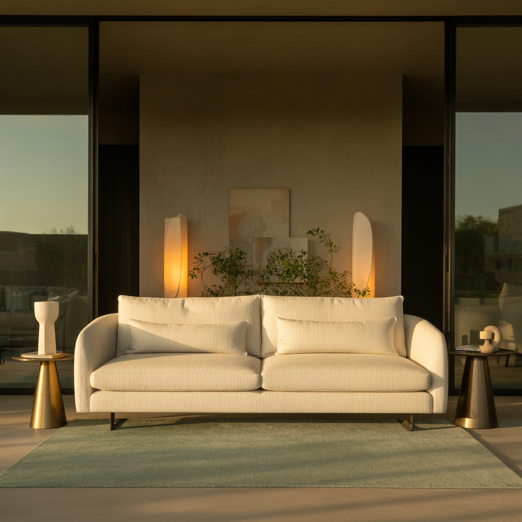Add a Statement Sofa With Clean Lines