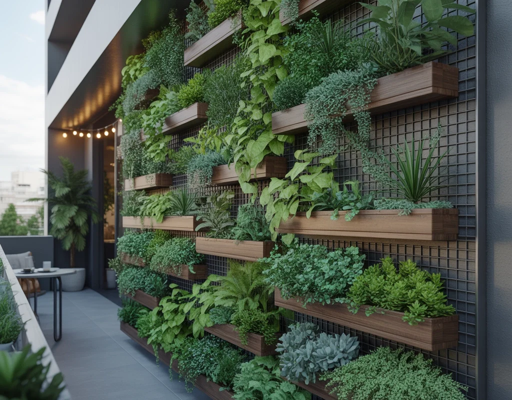 Add a Vertical Garden to Save Space