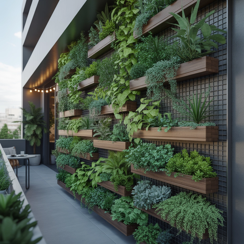 Add a Vertical Garden to Save Space