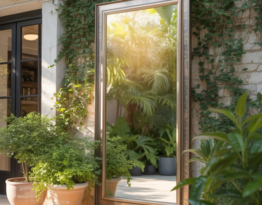 Add an Outdoor Mirror to Reflect Light