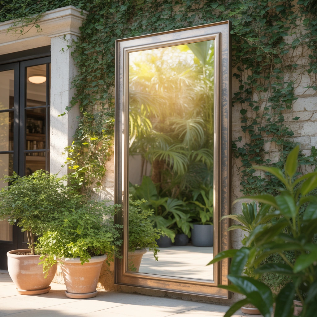 Add an Outdoor Mirror to Reflect Light
