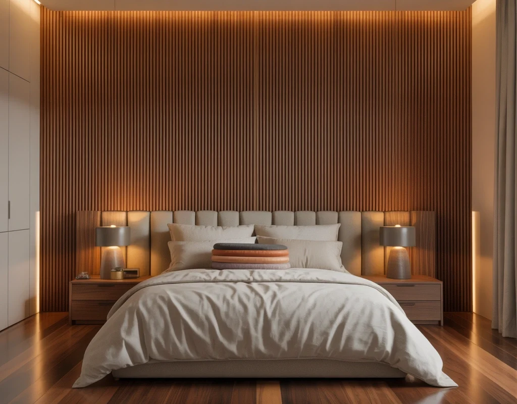 Build a Floor to Ceiling Headboard Feature