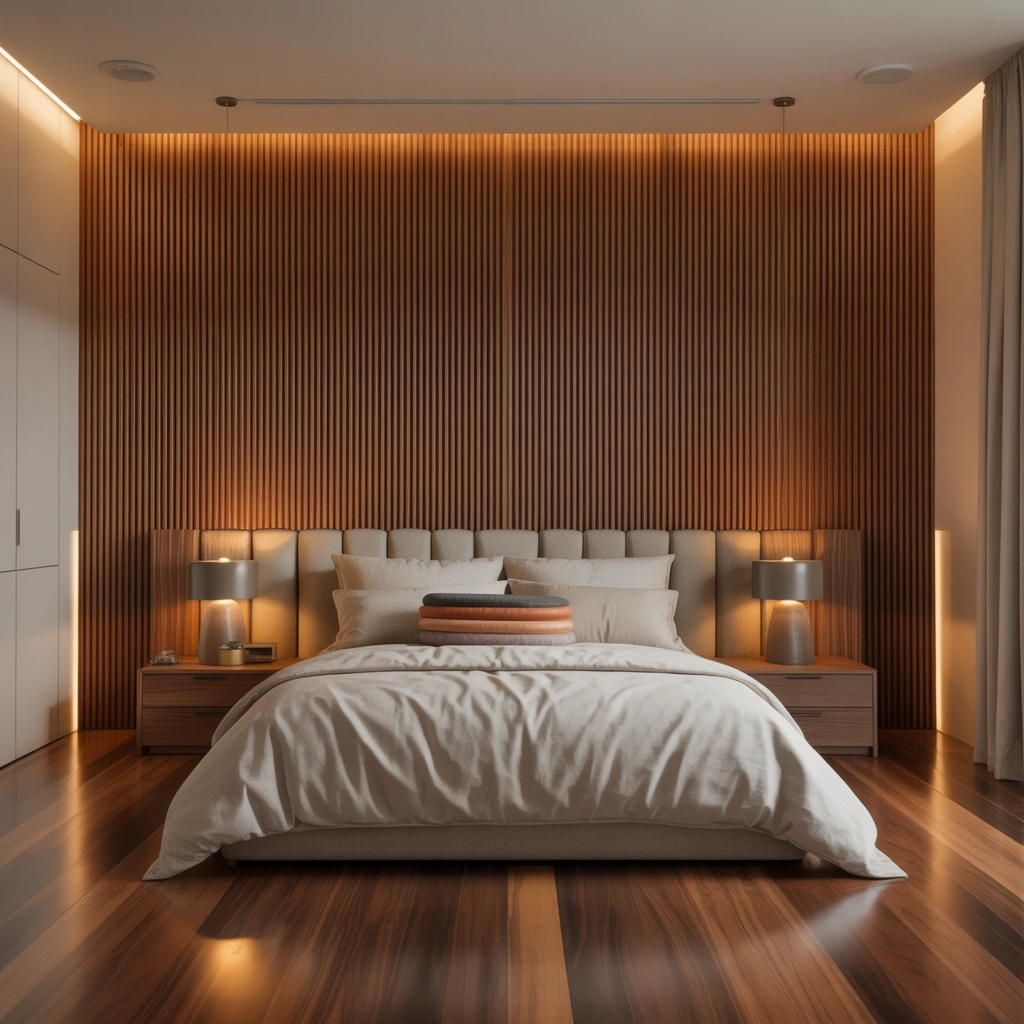 Build a Floor to Ceiling Headboard Feature