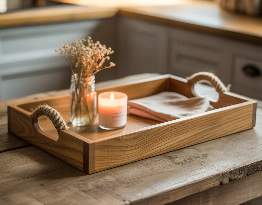 Build a Rustic Wooden Serving Tray