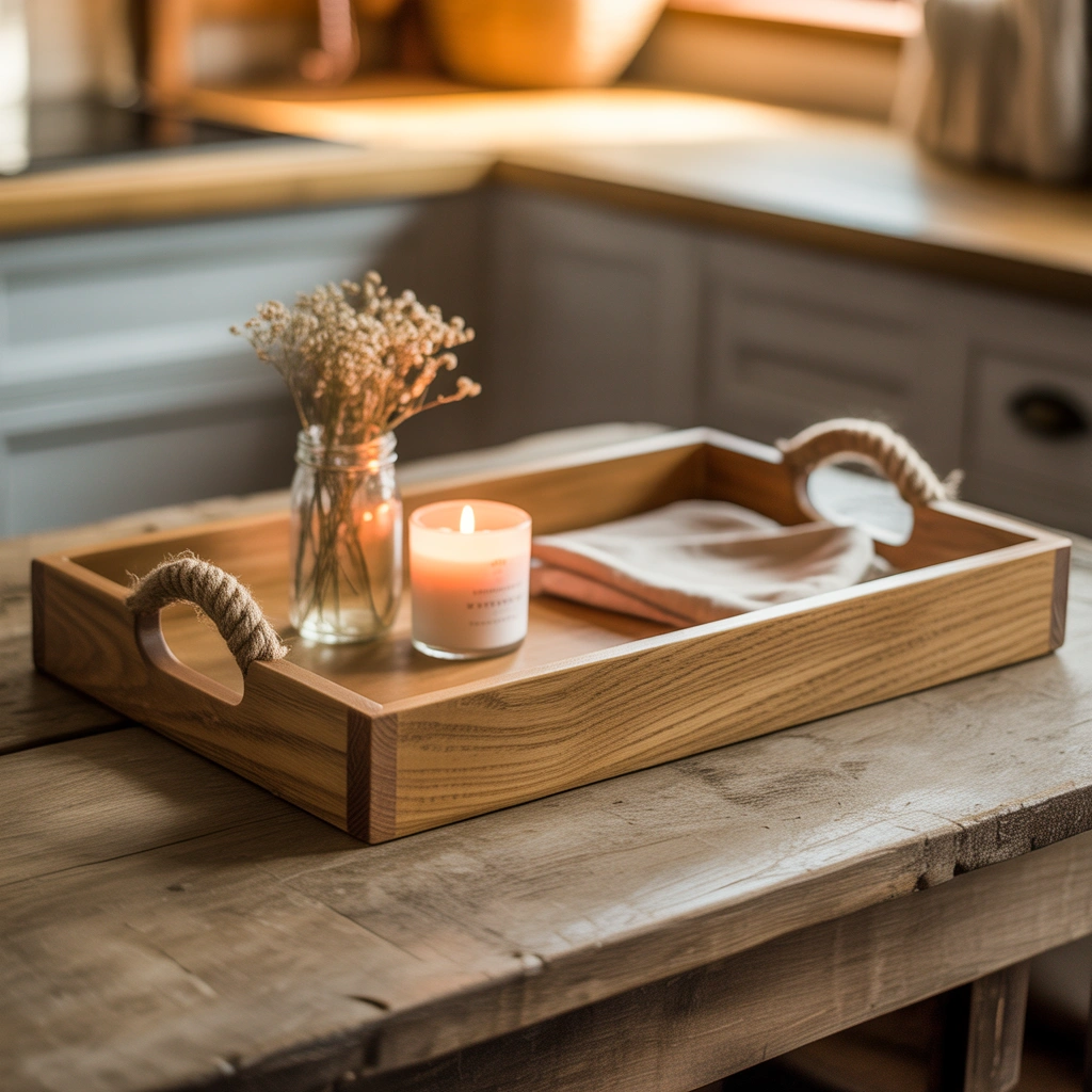 Build a Rustic Wooden Serving Tray