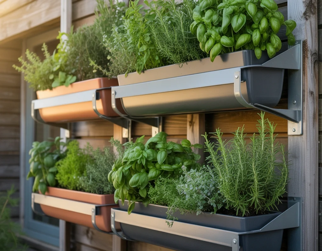 Build a Wall Mounted Herb Garden