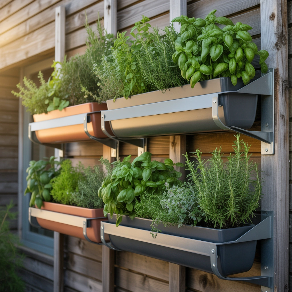 Build a Wall Mounted Herb Garden