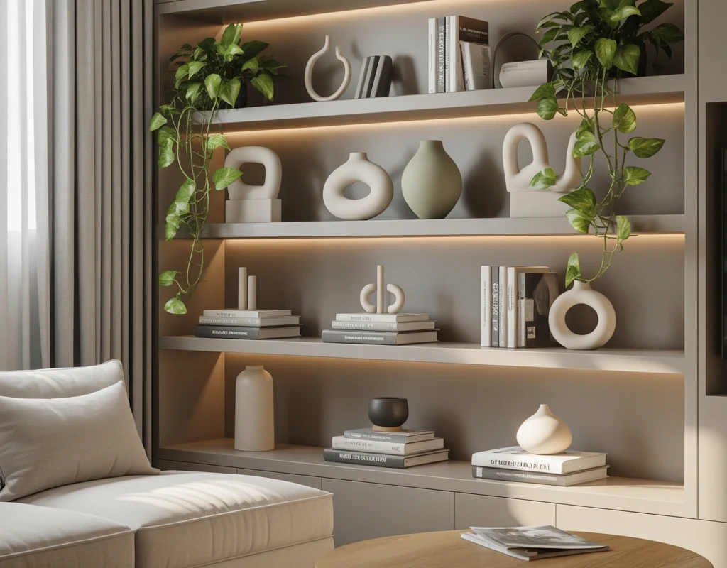 Combine Open Shelving With Curated Decor