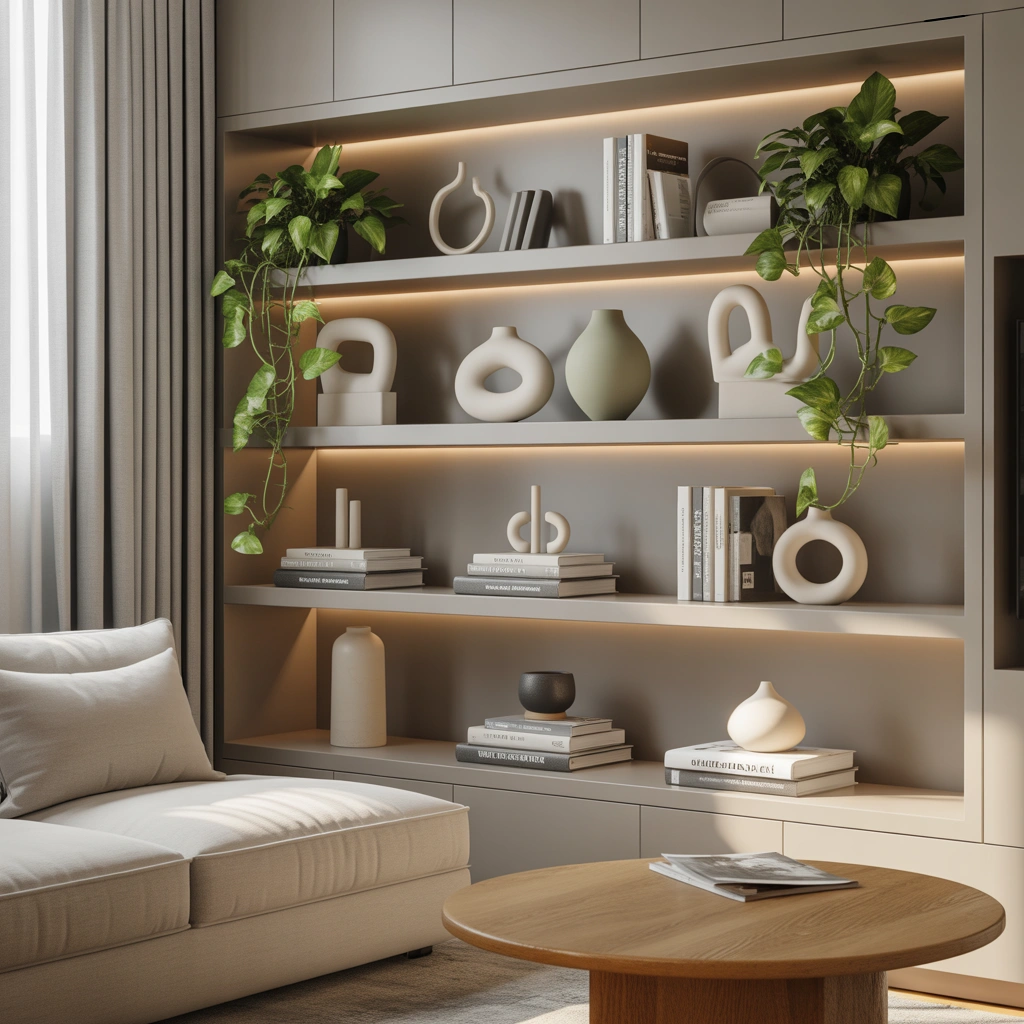 Combine Open Shelving With Curated Decor