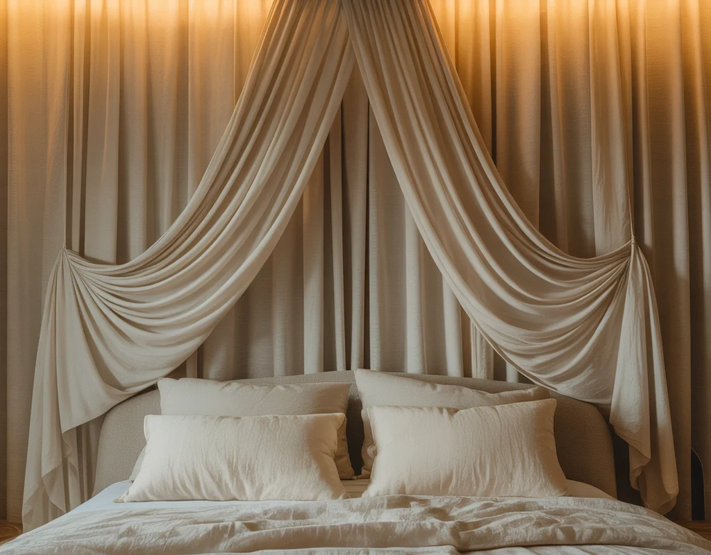 Create a Canopy Effect With Fabric
