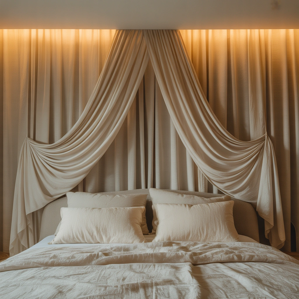 Create a Canopy Effect With Fabric