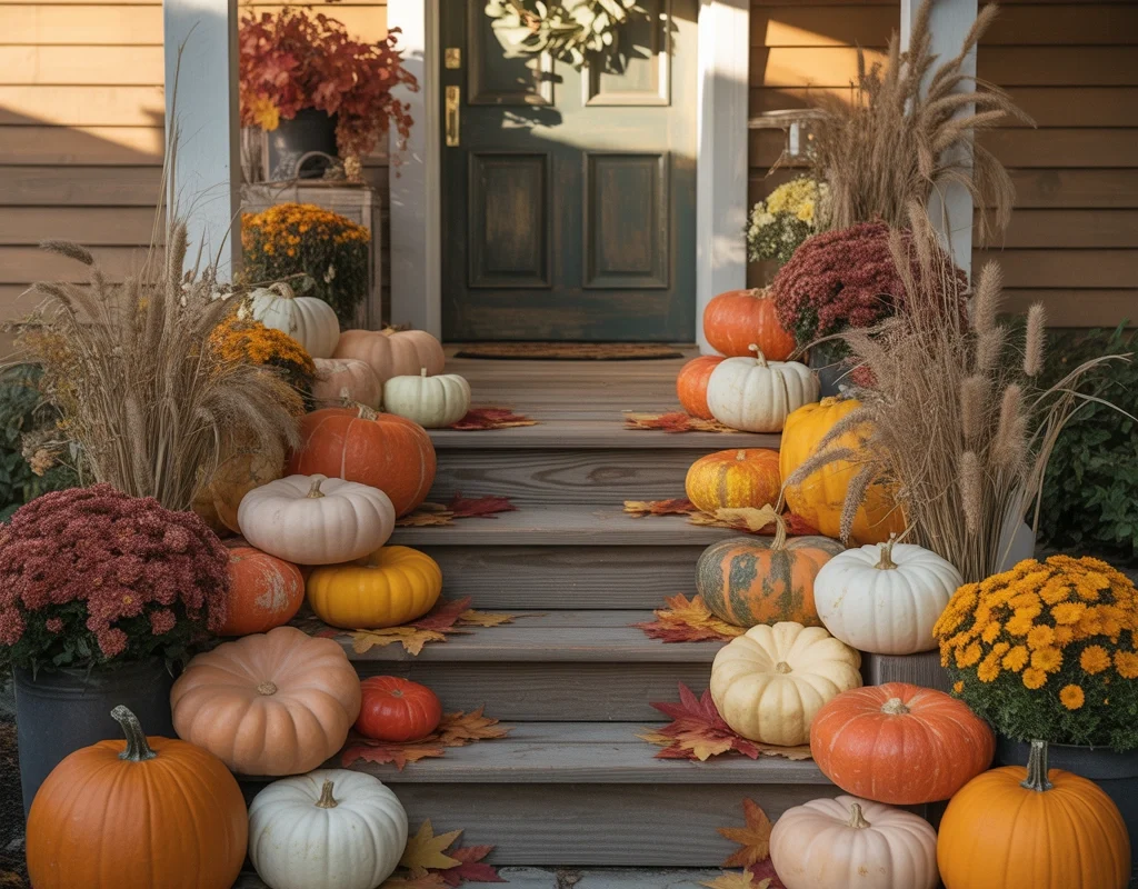 Create a Layered Pumpkin Display