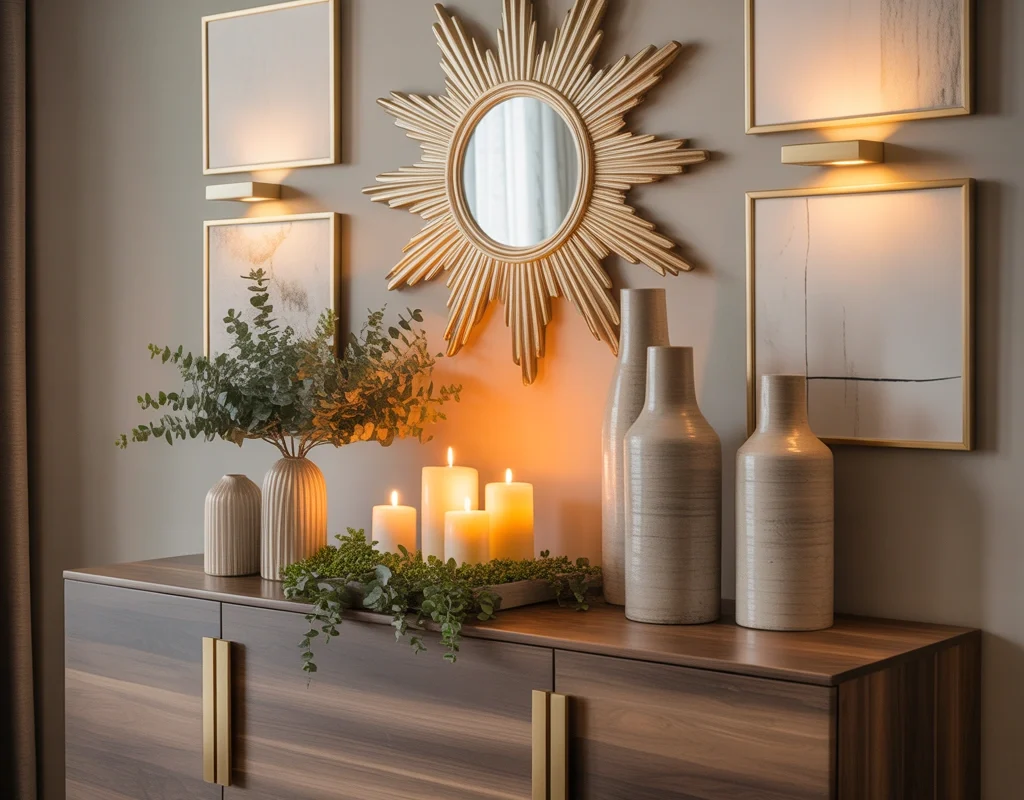 Create a Strong Focal Point Above the Buffet
