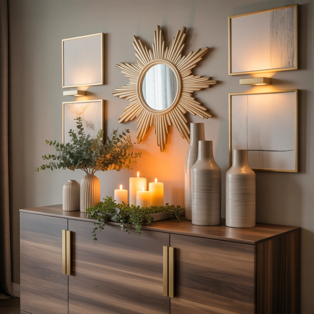 Create a Strong Focal Point Above the Buffet
