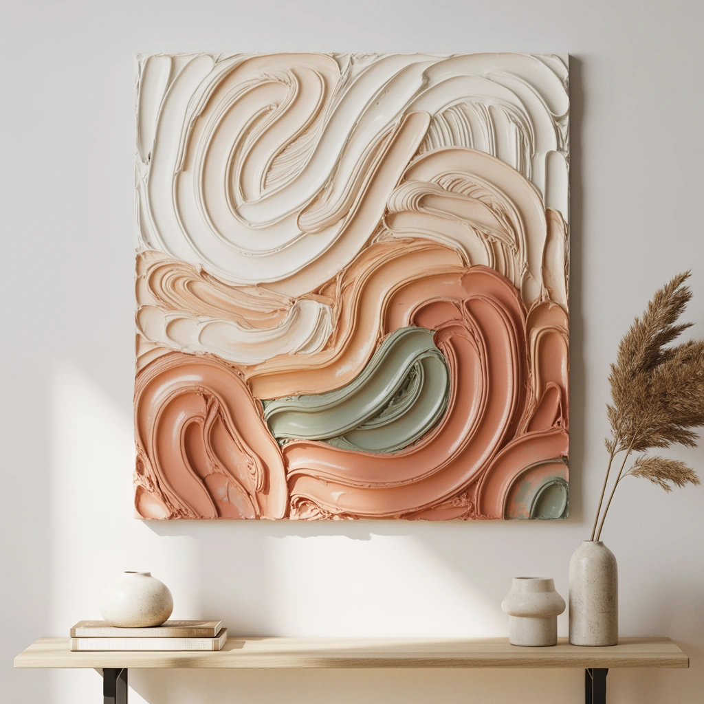 Create a Textured Canvas Wall Art Piece