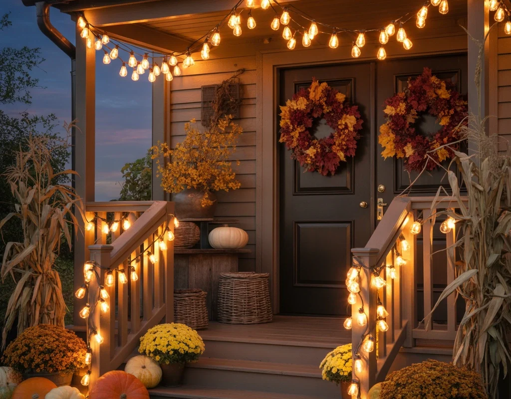 Create an Evening Glow With String Lights