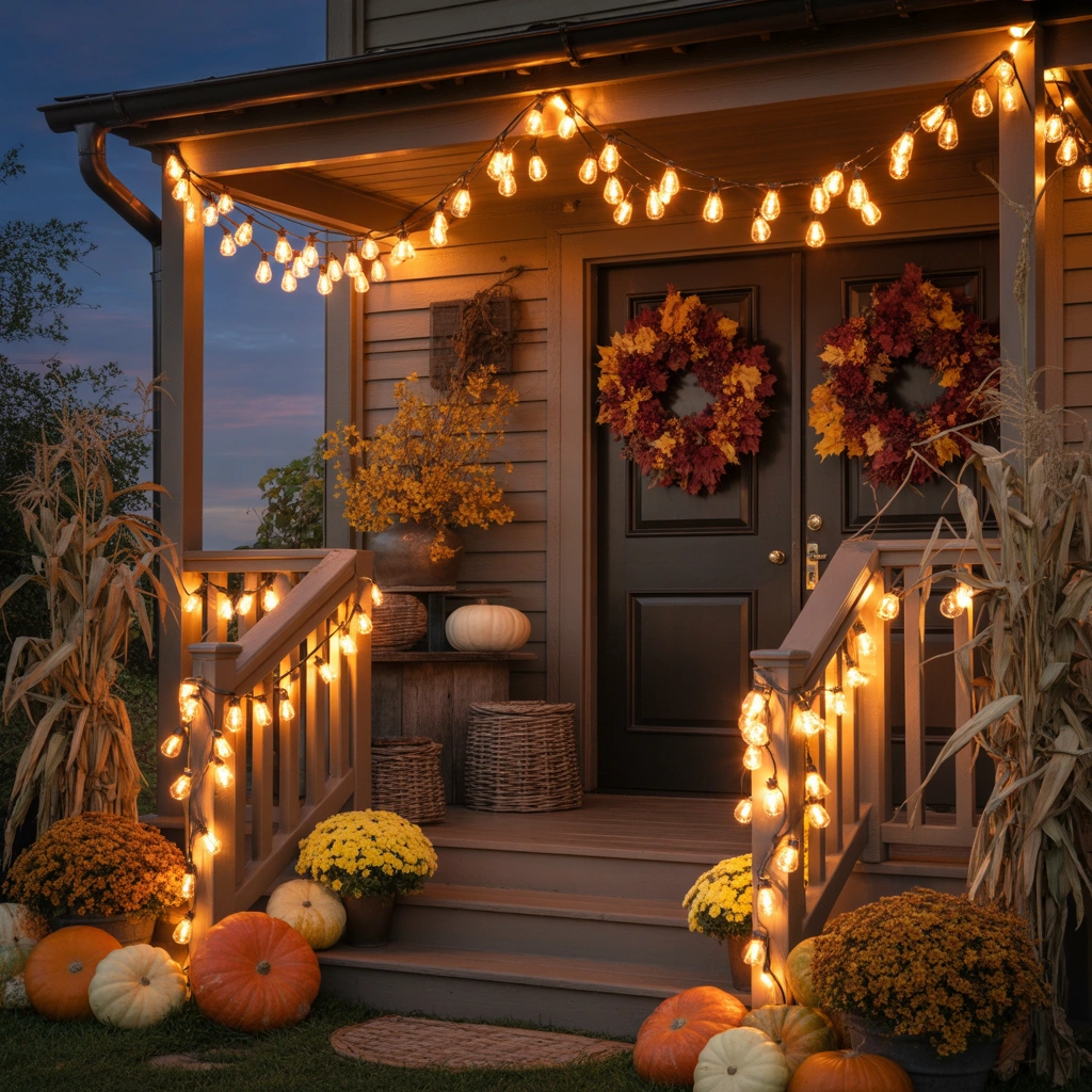 Create an Evening Glow With String Lights